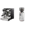 Rocket Espresso Appartamento TCA, black/black + La Pavoni Cilindro