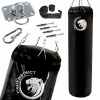 Boxing Training Bag 120 cm plná 32 kg MMA K1 (Overlord Riven Zlaté boxerské rukavice 14)