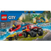 LEGO® City: Hasičské auto 4x4 a záchranný čln (60412)