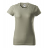 MALFINI BASIC 134 / Tričko, dámske - svetlá khaki L