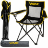 WMC TOOLS WMC TOOLS Skladacie rybárske a kempingové kreslo s operadlom