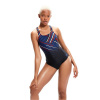Speedo Digital Printed Medalist Black/Red/Blue 30(XS)