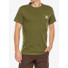 Bavlnené tričko Carhartt Force Pocket S/S T-Shirt - dark bronzed green