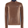 Pánské merino triko CRAFT Adv Subz Wool LS 2 hnědé Velikost: XL