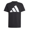 Detské Tričko s krátkym rukávom ADIDAS J BL TEE 160 JC9660 – Čierna