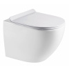 Olsen Spa Závesné WC ARCO LONGER RIMLESS so SLIM sedátkom Soft-close OLKLT067ER