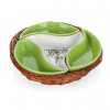 Banquet Misa v košíku olives 23cm 4 diely 601556 BO