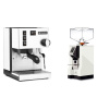 Rancilio Silvia BC, white + Eureka Mignon Perfetto, CR white