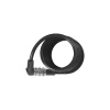 3506C/180 black Zámok na zabezpečenie bicykla