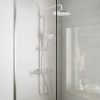 HANSGROHE Vernis Blend Showerpipe EcoSmart+ nástenný sprchový systém s termostatom, horná sprcha 1jet priemer 205 mm, ručná sprcha 2jet, chróm, 26318000
