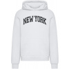 New York Fluffy Hoody - white XL