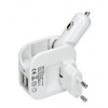 Autozapalovač - nabíjačka 230v/12v - 2x USB 2400mA