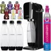 SodaStream Art vodný karbonizátor čierny + 2 ďalšie produkty (SODASTREAM ART SATURÁTOR VODY ČIERNA + 3 FĽAŠE + SÚPRAVA SÁČKOV)