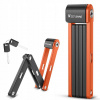 Zabezpečenie bicykla, skladacie zapínanie West Biking Bike Portable Folding Lock
