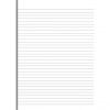 Notes Papier samostatné listy A3 linajkované 180 listov