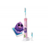 PHILIPS AVENT Sonická elektrická zubná kefka detská s bluetooth ružová