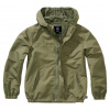 Brandit detská Summer Frontzip Windbreaker bunda, olivová - 122/128