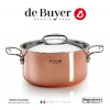 De Buyer Prima Matera Saucepot copper/steel 28 cm induction