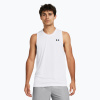 Pánske tréningové tielko Under Armour Tech Tank white/black