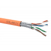 Instalační kabel Solarix CAT7 SSTP LSOHFR B2ca-s1,d1,a1 1000 MHz 500m/cívka SXKD-7-SSTP-LSOHFR-B2ca