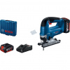 Bosch Akumulátorová priamočiara píla GST 185-LI, kufor, 2x aku 06015B3024