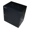 XtendLan 6U/600x450,na zeď, jednodílný, plné dveře, úprava proti vykradení WS-6U-64-FS-BLACK