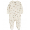 CARTER'S Overal na zips Sleep&Play Ivory Goose neutrál 9m/ veľ. 74