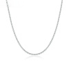 GRACE Silver Jewellery Stříbrný řetízek 0,8 mm - zapínání karabinka, stříbro 925/1000 NH-SCA024/81 Stříbrná 45 cm