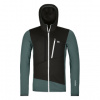 Ortovox Fleece Grid Hoody M dark arctic grey XL; Zelená mikina