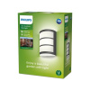 Philips 8719514417618 Nástenné svietidlo Philips PYTHON LED 6W, 500lm, 400K, IP44, antracitová