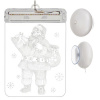 Malatec 17224 Závesná vianočná 3D LED dekorácia svietiaca Santa Claus