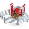 Schleich 41419 cowboy na býku v ohrádke