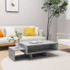 vidaXL Konferenčný stolík, betónovo sivý 105x55x32cm, kompozitné drevo