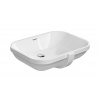 Duravit D-Code Umývadlo zápustné, 56x40 cm, s prepadom, bez otvoru na batériu, biela 0338560000