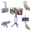 Ulanzi MA60 Foldable Magnetic Phone Tripod (Purple)