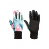 Dámske Rukavice Ladies Powerstretch Pink Flowers Meatfly|L