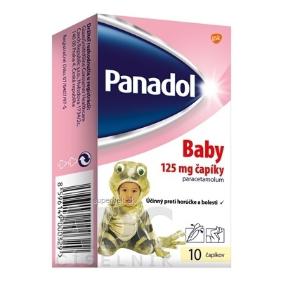 Panadol Baby sup 125 mg 1x10 ks, 8590335002364