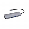 Verbatim CMH-08 USB Typ-C 5000 Mbit/s Strieborná (32151)