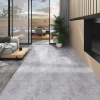 vidaXL Nesamolepiace podlahové dosky, PVC 5,26 m² 2 mm, cementovo sivé - Sivá - 68458-23265
