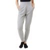 Dámske nohavice Björn Borg Sthlm High Waist Sweat - light grey melange - Sivý (L)