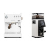 Ascaso Steel DUO PID, White&Wood + Rancilio STILE, white