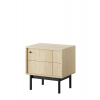 Piaski Nočný stolík Japandi (S54), dub linea