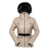 ALPINE PRO DAMA Neutrálna/Zemitá DÁMSKA LYŽIARSKA BUNDA S MEMBRÁNOU PTX SNOW M-L