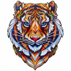 Roztomilé tigerové drevené puzzle 273 dielikov Unidragon