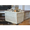prútený kôš WOOD FIRE BIG 65x50x40 WHITE