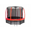 Jumpi záhradná trampolína 374cm/12FT červená Plus (Záhradná trampolína Jumpi 374cm/12FT Maxy Comfort Plus červená s vnútrom)
