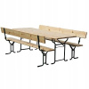 Pivný set BAVORD 220x70cm LUX s opierkou