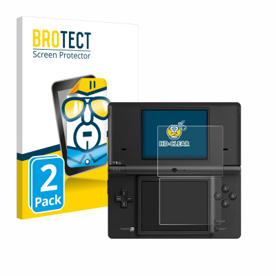2x Čirá ochranná fólie BROTECT pro Nintendo DSi (2x Čirá ochranná fólie BROTECT pro Nintendo DSi)