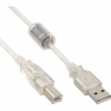 InLine 34503 USB kábel USB 2.0 0,3 m USB A USB B Priehľadná (34503)