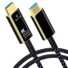 PremiumCord Ultra High Speed HDMI 2.1 optický fiber kabel 8K@60Hz,zlacené 10m kphdm21t10